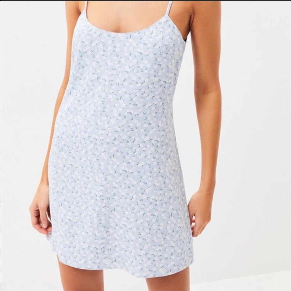 Pacsun blue floral dress